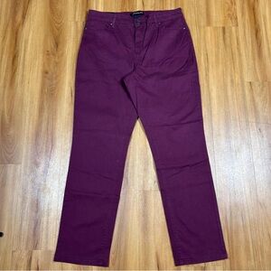 Bandolino Women’s Red Straight Leg Pants